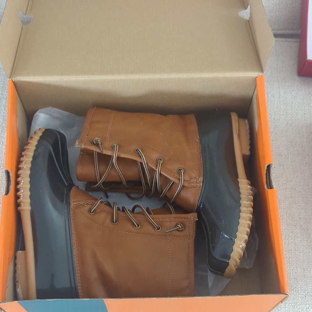 Original Duck Boot By Sporto Brown Winter Boots